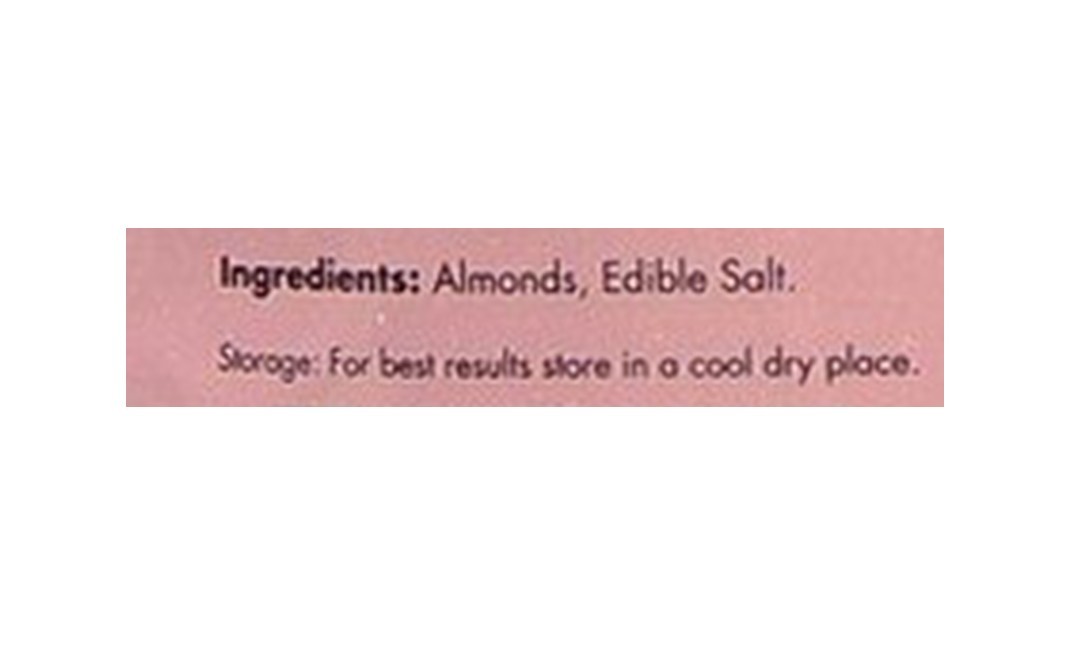 Happilo Oven Roasted & Salted California Almonds   Pack  200 grams